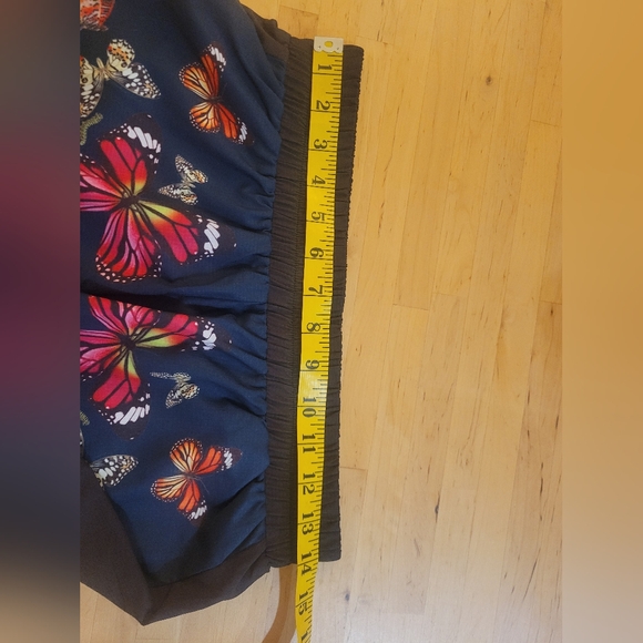 Terez Navy butterfly print soft pants Size Medium - Picture 13 of 14